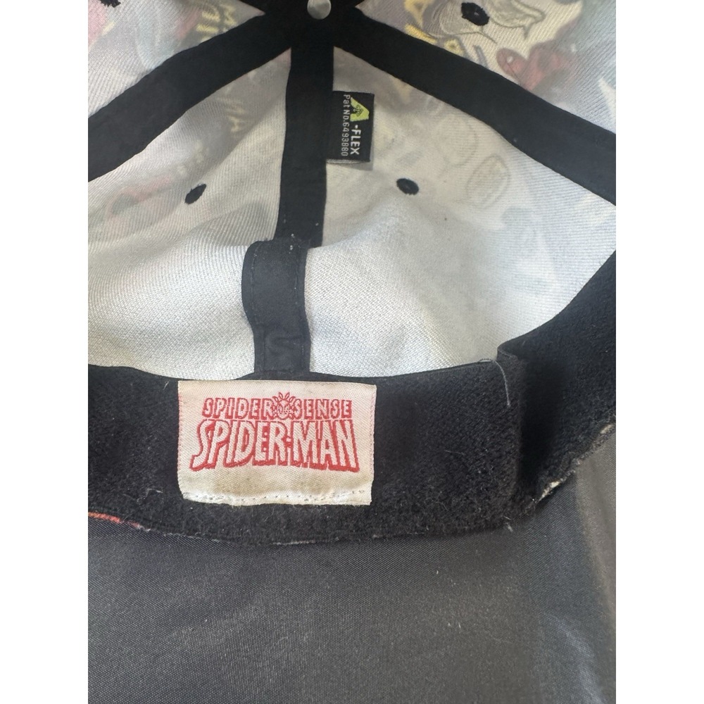 Spiderman Hat Men's One Size All Over Print Super Hero Comic Book‎ Cover Fitted - Picture 7 of 8